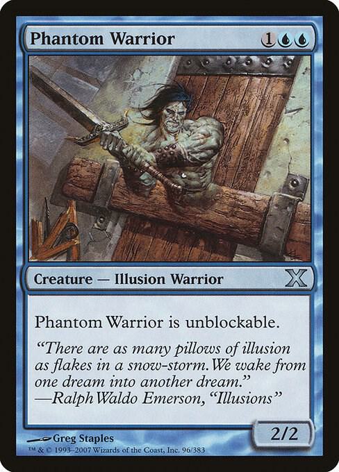 Phantom Warrior 96 card from 10th Edition