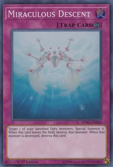Miraculous Descent SPWA-EN060 card from Spirit Warriors