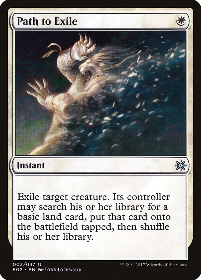 Path to Exile 3 card from Explorers of Ixalan