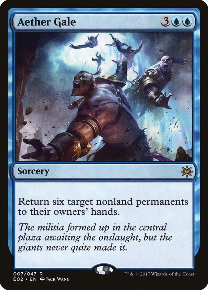 Aether Gale 7 card from Explorers of Ixalan