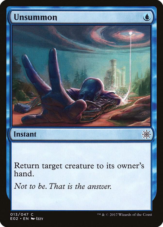 Unsummon 13 card from Explorers of Ixalan