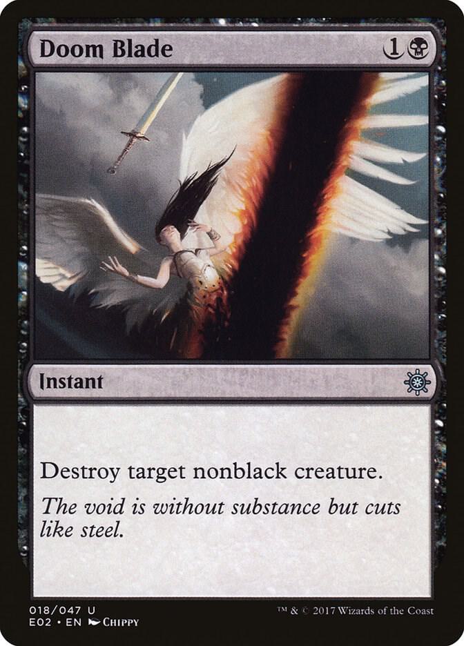 Doom Blade 18 card from Explorers of Ixalan