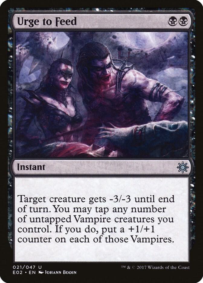 Urge to Feed 21 card from Explorers of Ixalan