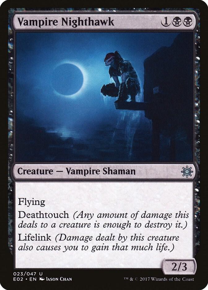 Vampire Nighthawk 23 card from Explorers of Ixalan