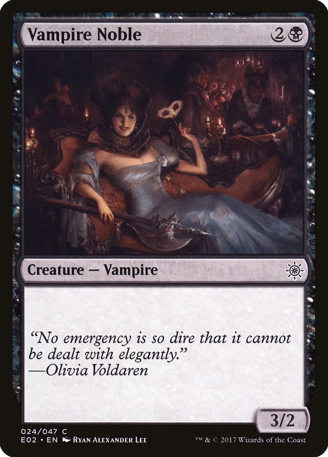 Vampire Noble 24 card from Explorers of Ixalan