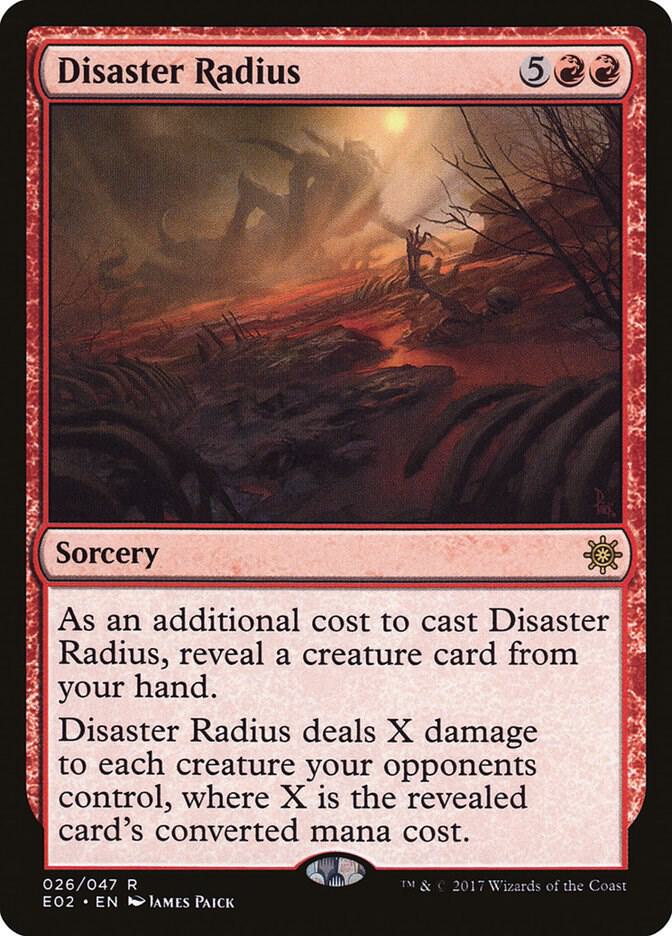 Disaster Radius 26 card from Explorers of Ixalan