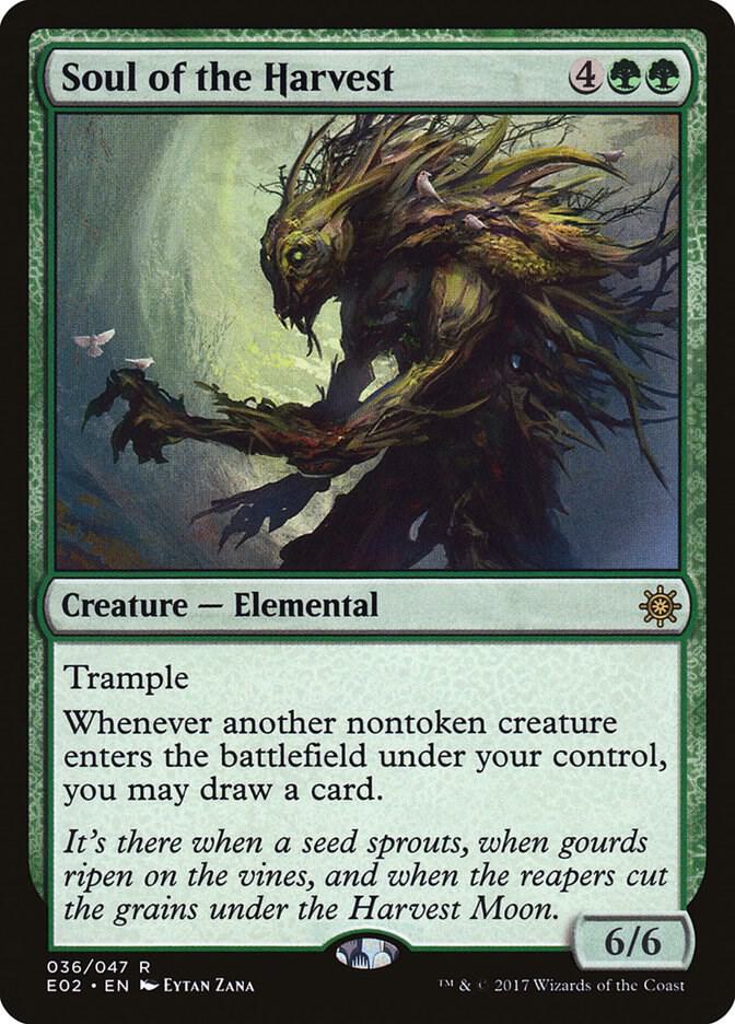 Soul of the Harvest 36 card from Explorers of Ixalan