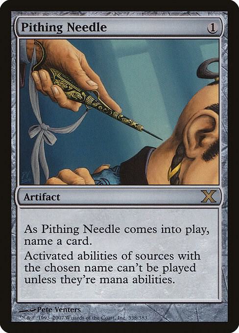 Pithing Needle 338 card from 10th Edition