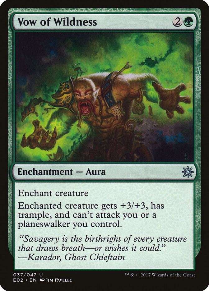 Vow of Wildness 37 card from Explorers of Ixalan
