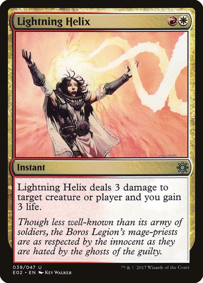 Lightning Helix 39 card from Explorers of Ixalan