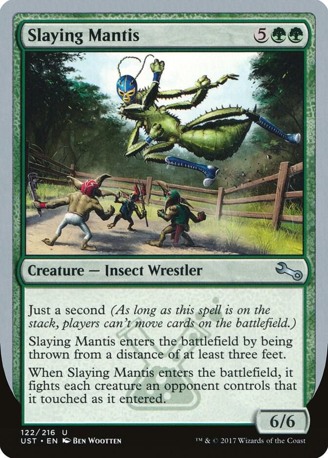 Slaying Mantis 122 card from Unstable
