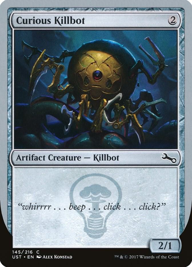 Curious Killbot 145 card from Unstable