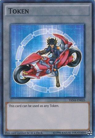 Token: Yusei Fudo TKN4-EN025 card from Yu-Gi-Oh! Tokens