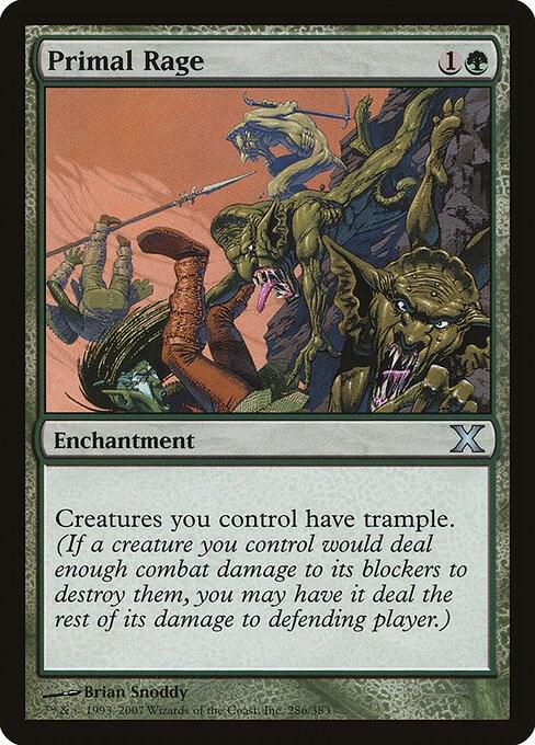 Primal Rage 286 card from 10th Edition