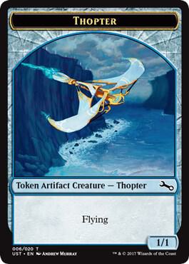 Thopter Token 6 card from Unstable