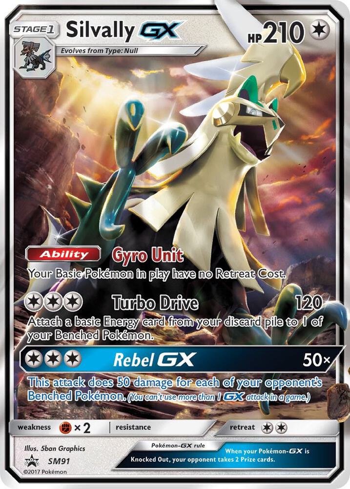Silvally GX SM91 card from SM Promos