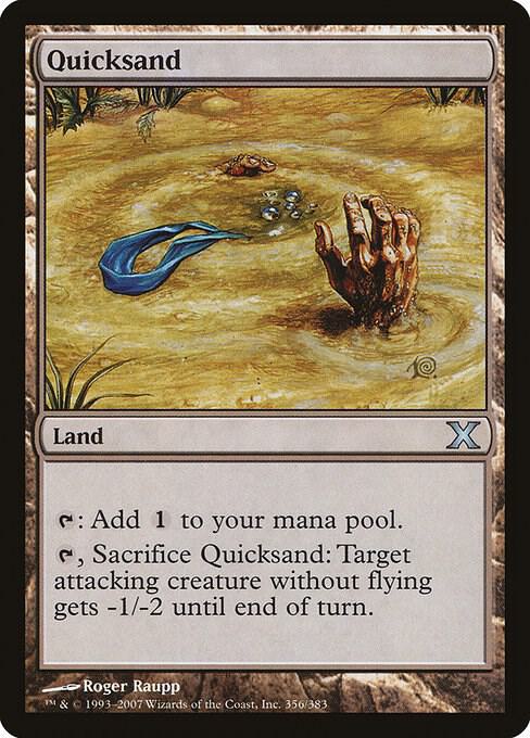 Quicksand 356 card from 10th Edition