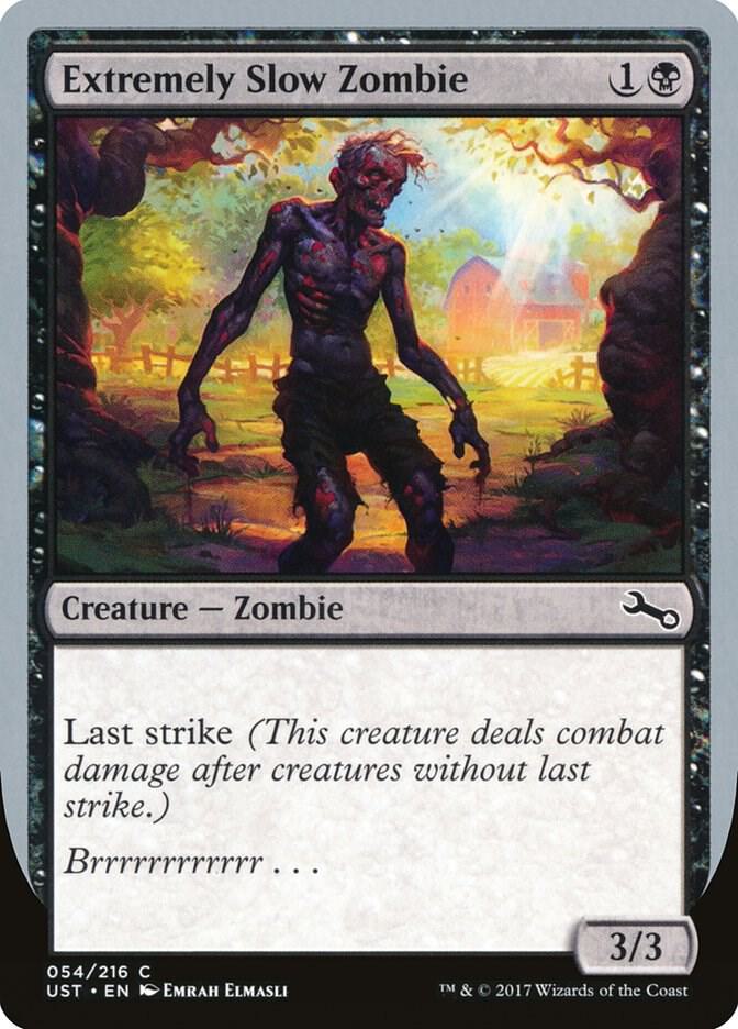 Extremely Slow Zombie (A) 54 card from Unstable