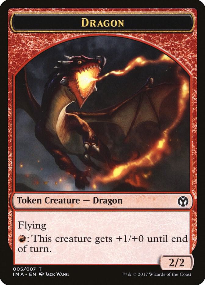 Dragon Token 5 card from Iconic Masters