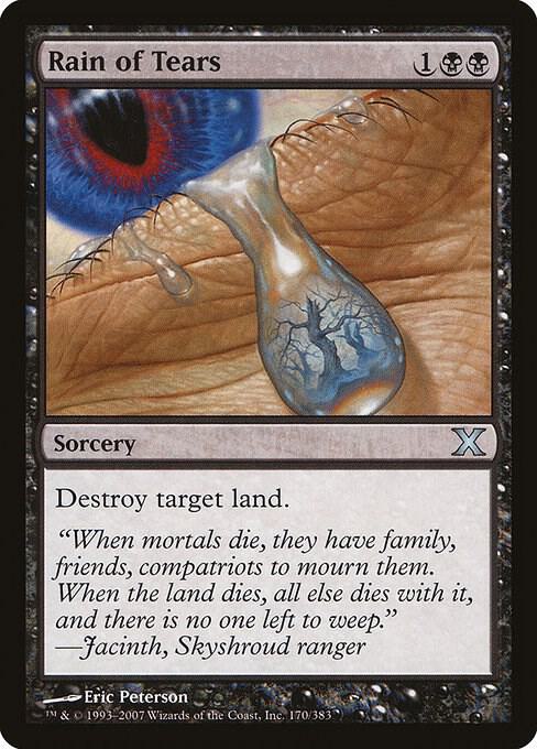 Rain of Tears 170 card from 10th Edition