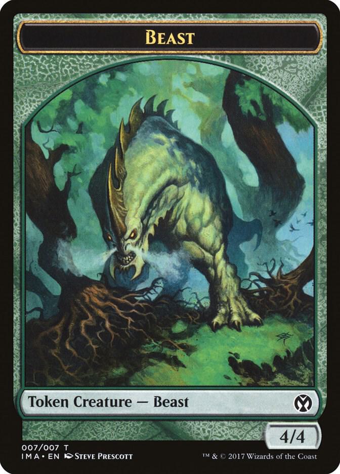 Beast Token 7 card from Iconic Masters