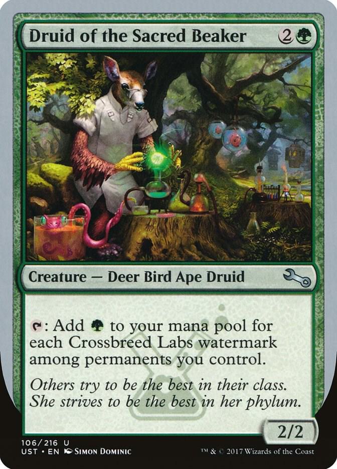 Druid of the Sacred Beaker 106 card from Unstable