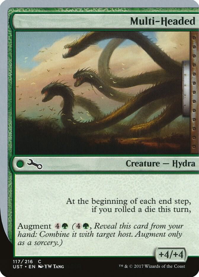 Multi-Headed 117 card from Unstable