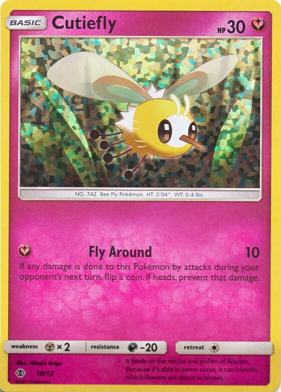 Cutiefly - 10/12 010/012 card from McDonald's Promos 2017
