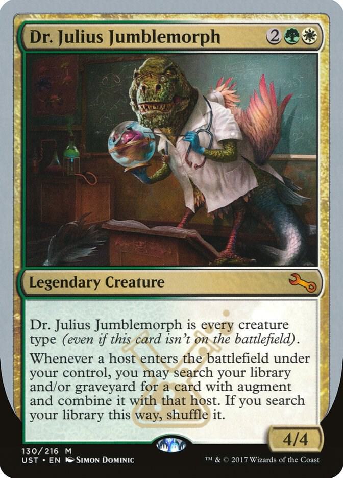 Dr. Julius Jumblemorph 130 card from Unstable