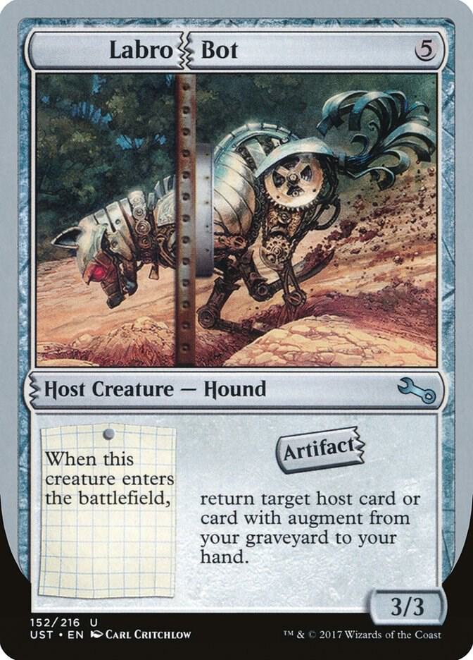 Labro Bot 152 card from Unstable