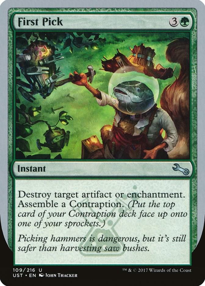 First Pick 109 card from Unstable