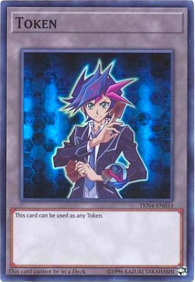 Token: Yusaku Fujiki TKN4-EN033 card from Yu-Gi-Oh! Tokens