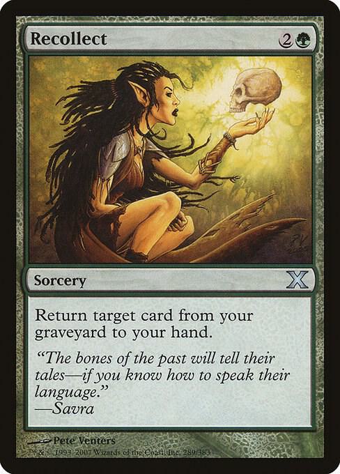 Recollect 289 card from 10th Edition