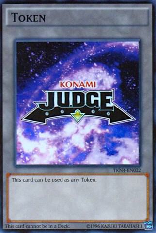Official Judge Token: TKN4-EN022 card from Judge Promotional Cards