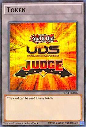 Official Judge Token: TKN4-EN026 card from Judge Promotional Cards