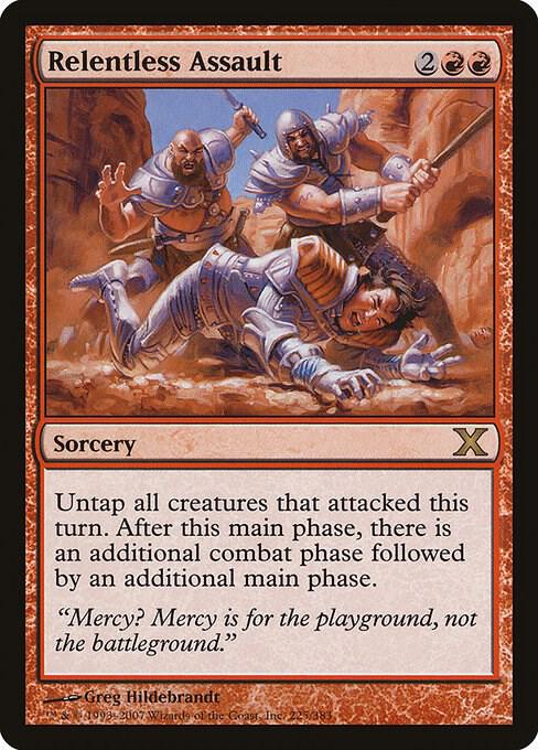 Relentless Assault 225 card from 10th Edition