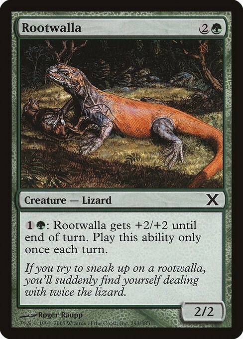 Rootwalla 293 card from 10th Edition