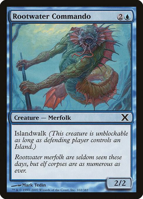 Rootwater Commando 102 card from 10th Edition