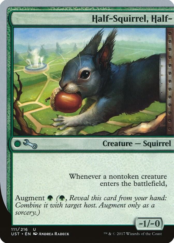 Half-Squirrel, Half- 111 card from Unstable
