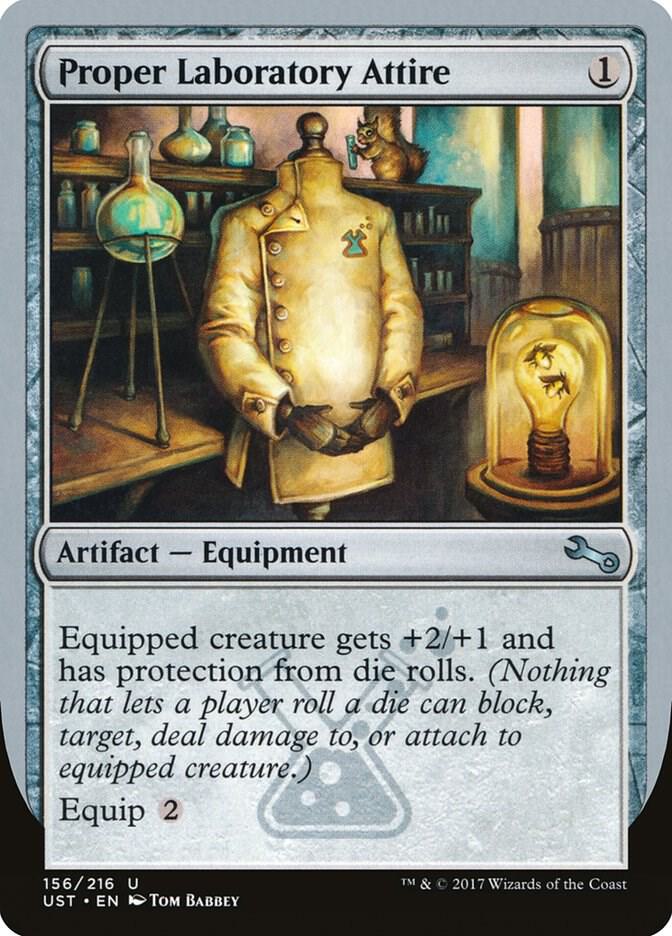 Proper Laboratory Attire 156 card from Unstable