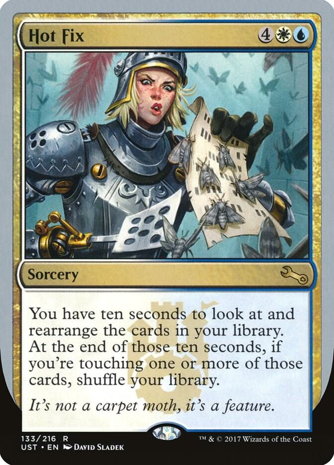 Hot Fix 133 card from Unstable