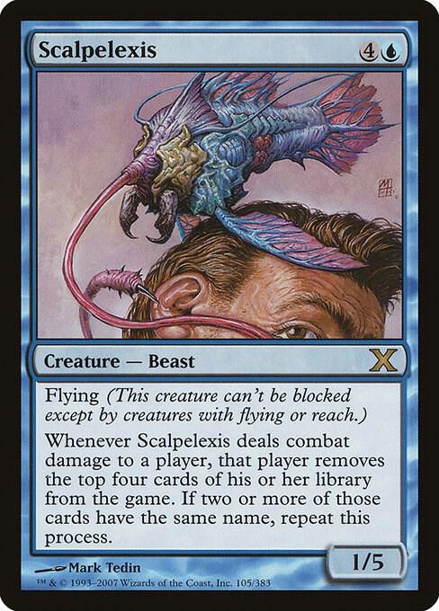 Scalpelexis 105 card from 10th Edition