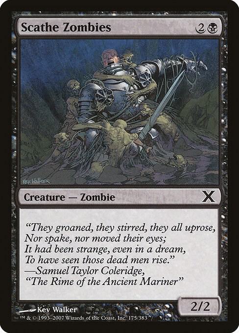 Scathe Zombies 175 card from 10th Edition