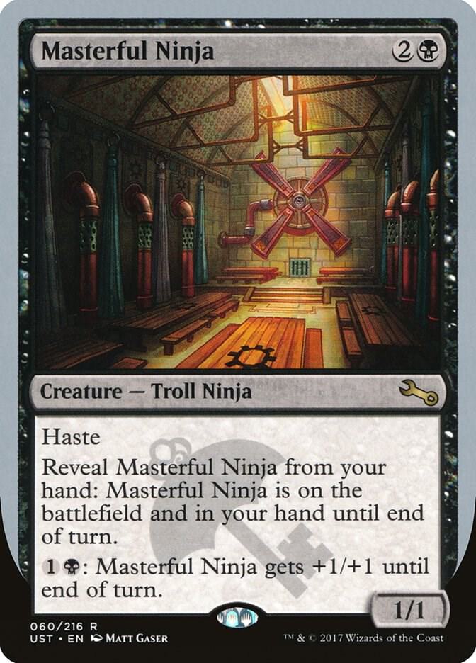 Masterful Ninja 60 card from Unstable