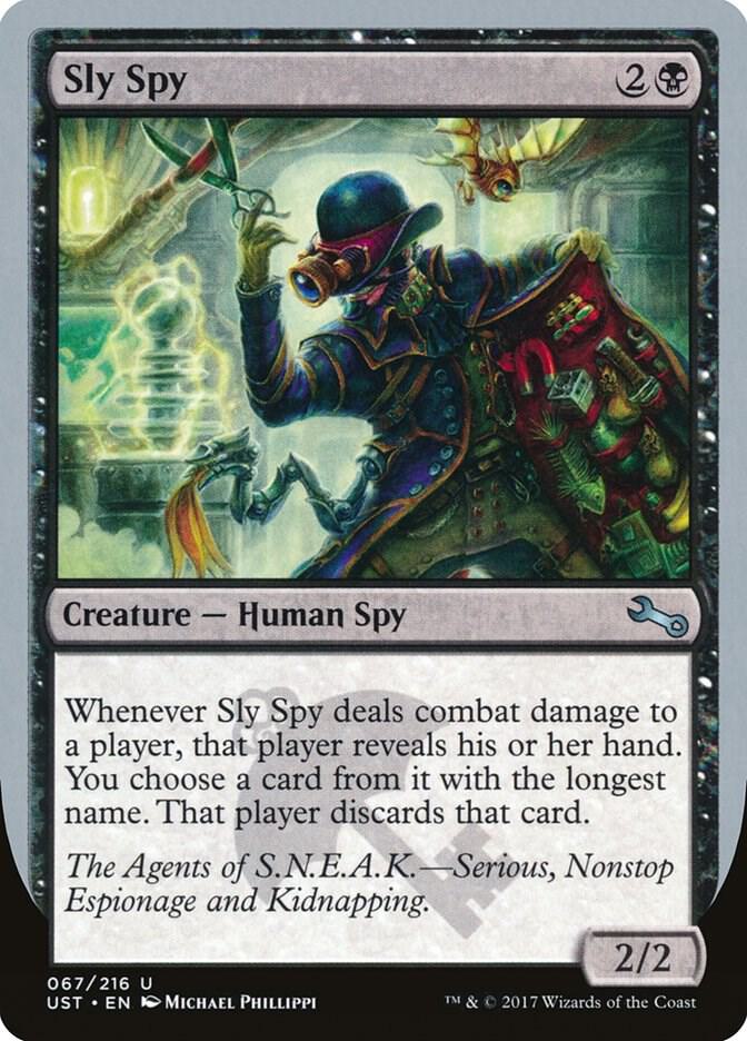Sly Spy (A) 67 card from Unstable