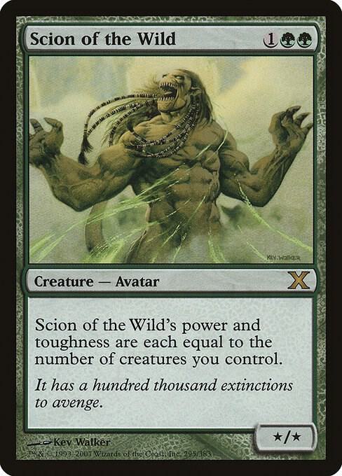 Scion of the Wild 295 card from 10th Edition