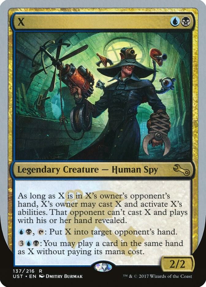 X 137 card from Unstable