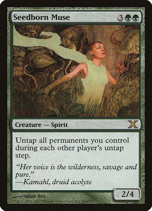 Seedborn Muse 296 card from 10th Edition