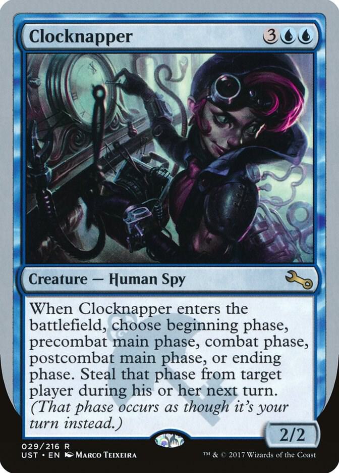 Clocknapper 29 card from Unstable