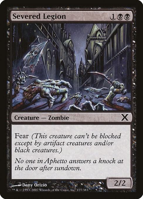 Severed Legion 177 card from 10th Edition